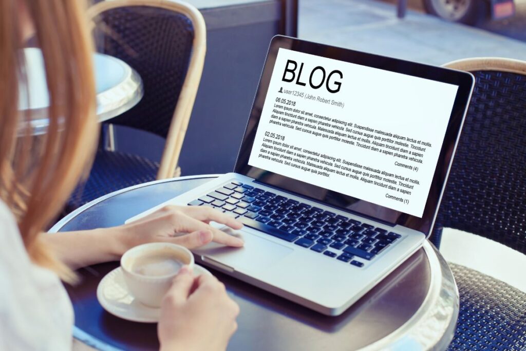 escrever blogs