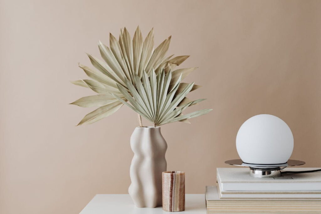 Decorando com poucos objetos